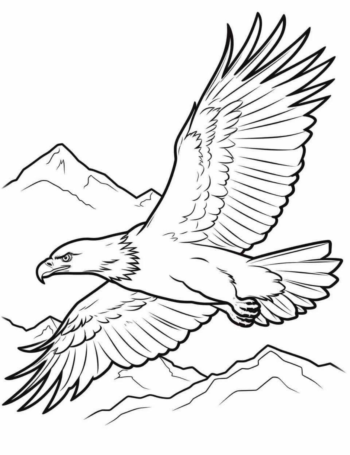 Adler Ausmalbilder zum Ausdrucken