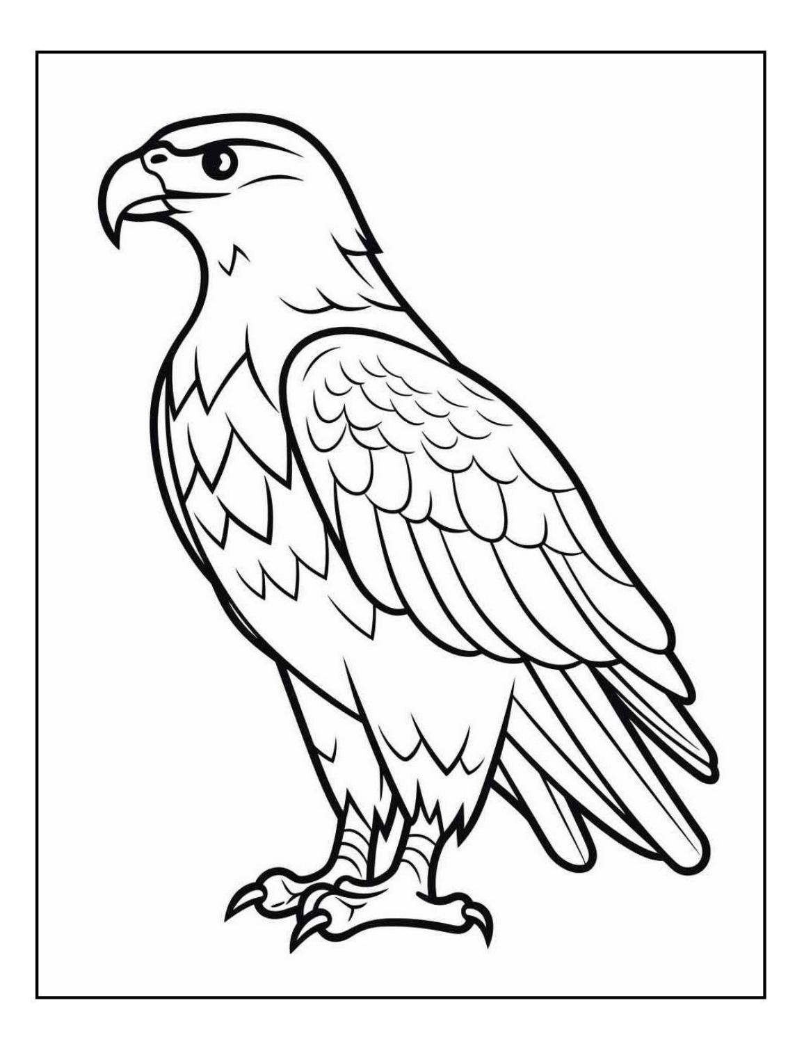Ausmalbilder Adler - Malvorlagen Kostenlos zum Ausdrucken