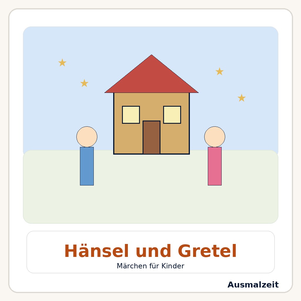 Tolle Hänsel und Gretel Märchen für Kinder