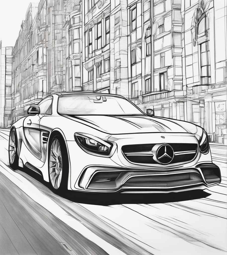 Ausmalbilder Mercedes Kostenlos zum Ausdrucken Herunterladen