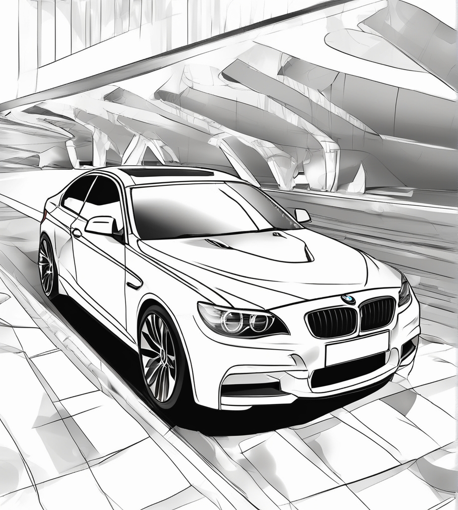 Luxus BMW Ausmalbild zum Ausdrucken