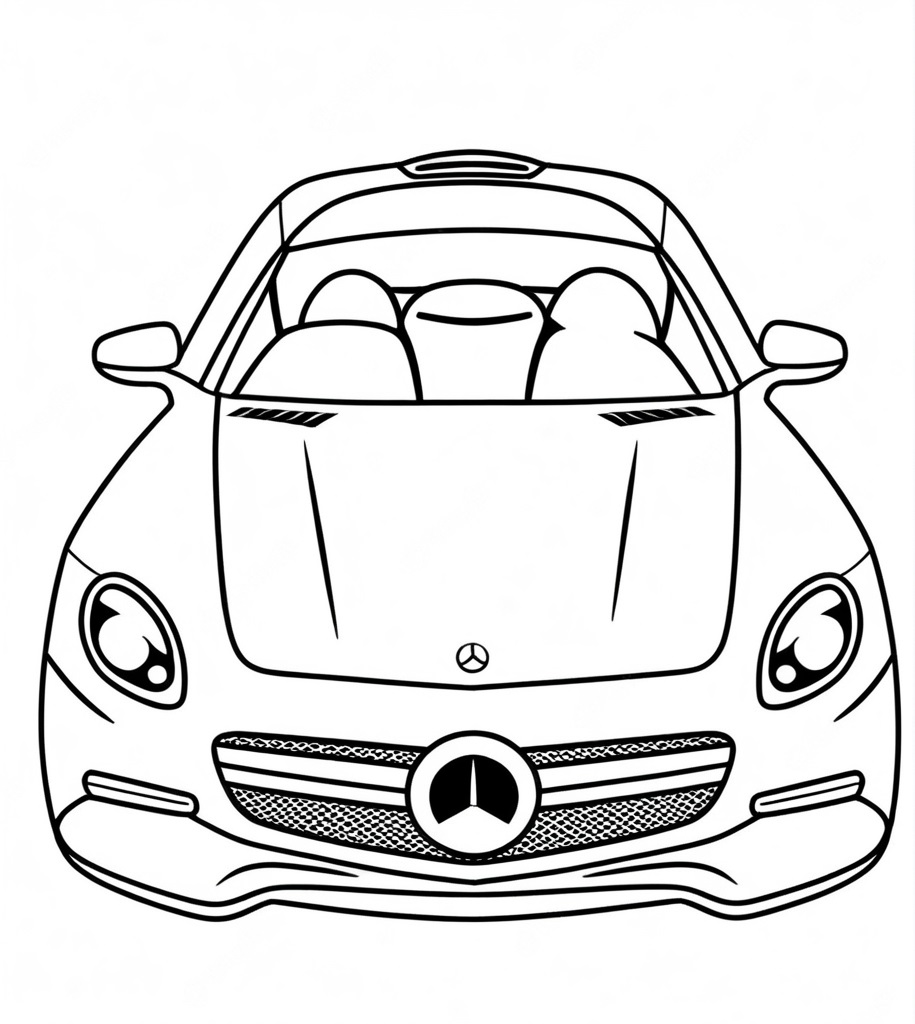 Malvorlage Mercedes E Klasse