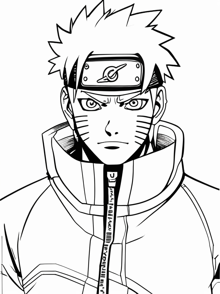 Naruto zum Ausmalen