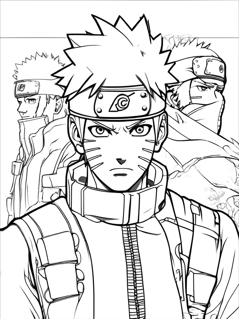 Malvorlagen Naruto Familie