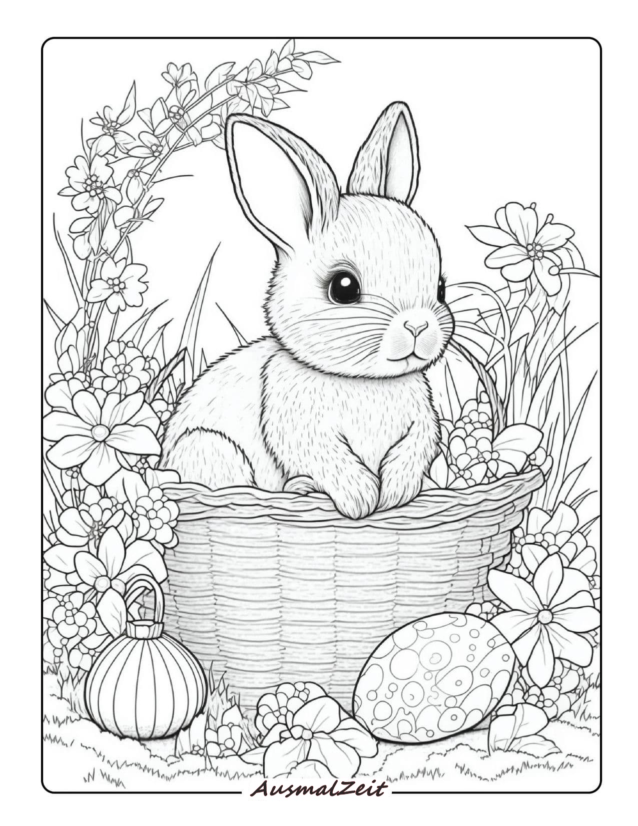 Ostern 012 Malvorlage