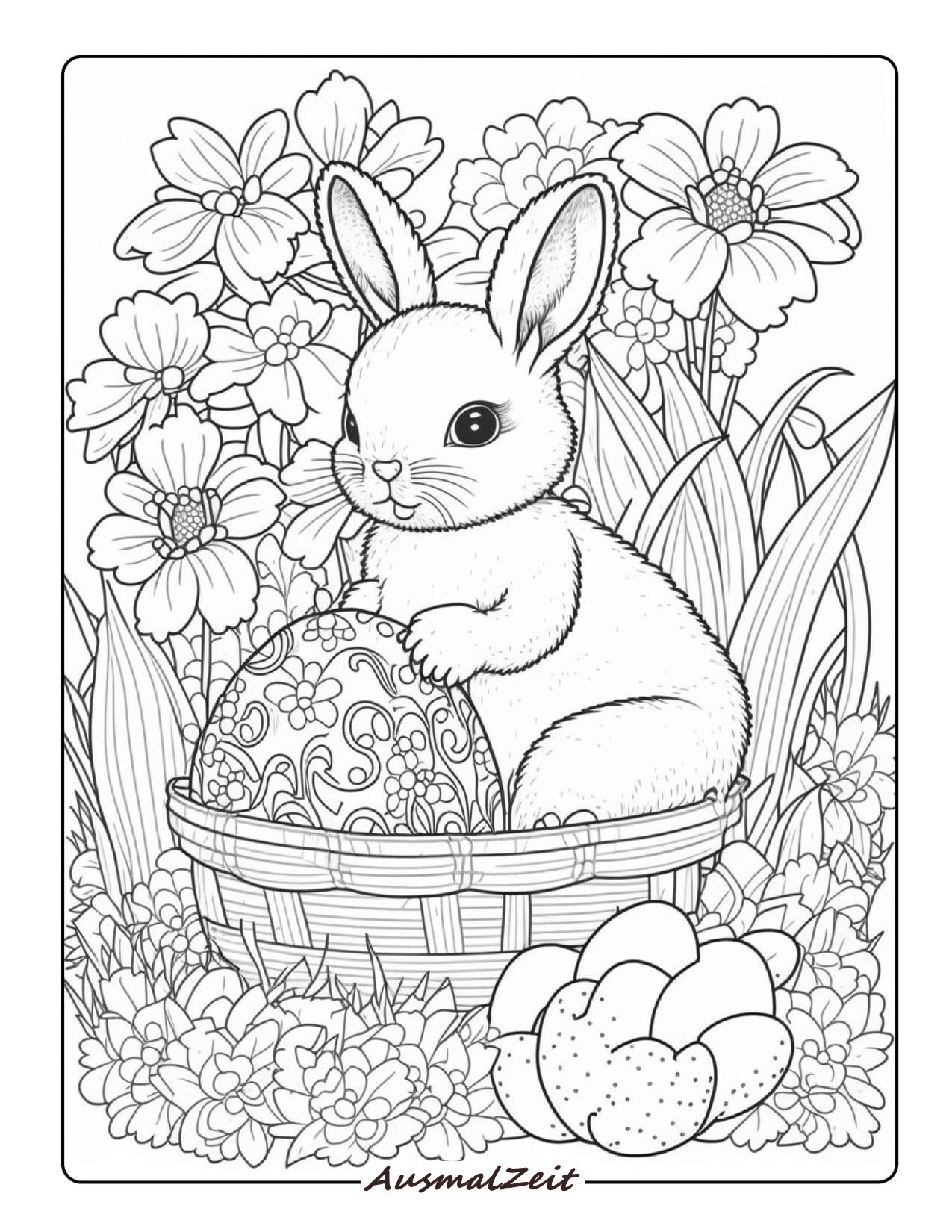 Ausmalbild Ostern 013