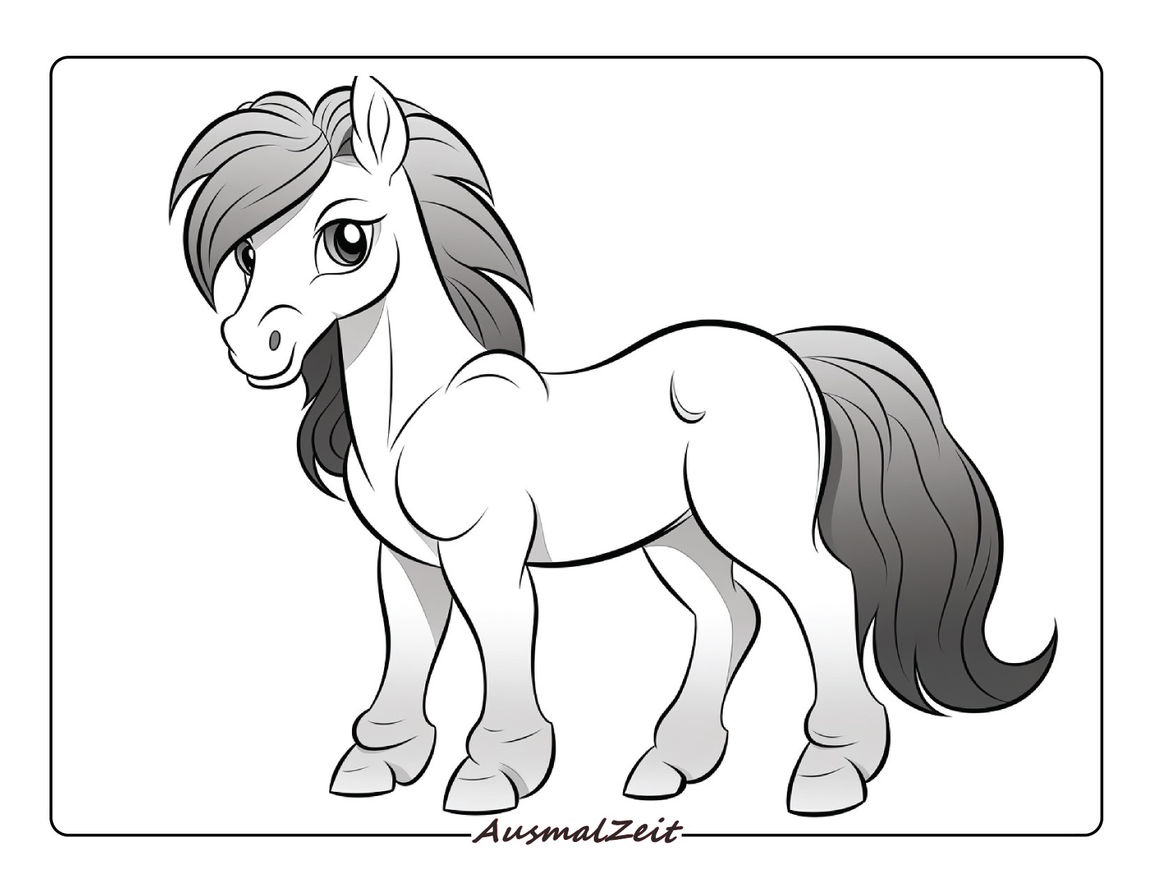 Pony Bilder zum Ausmalen