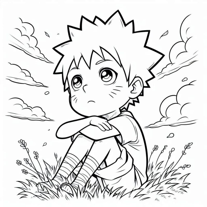Naruto Ausmalbilder kostenlos herunterladen