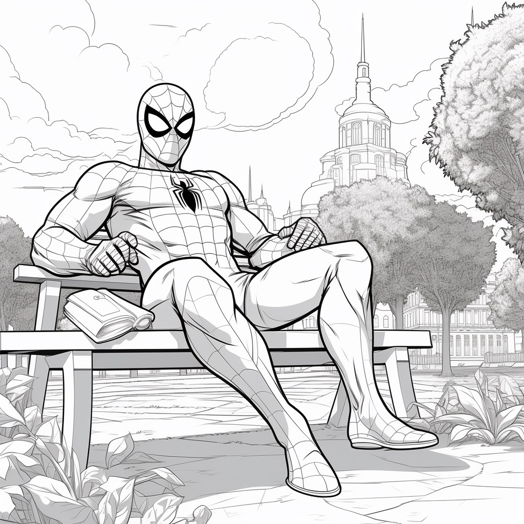 Ausmalbilder Spiderman   Malvorlagen Kostenlos zum Ausdrucken