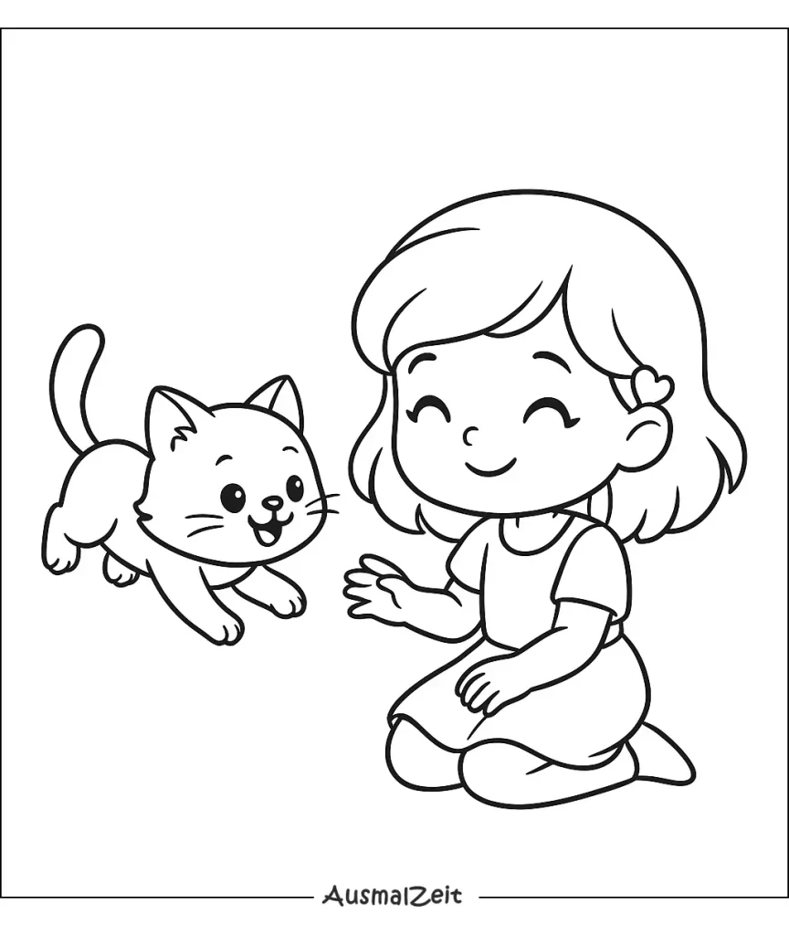 Katze Ausmalbild Ausdrucken Ausmalen