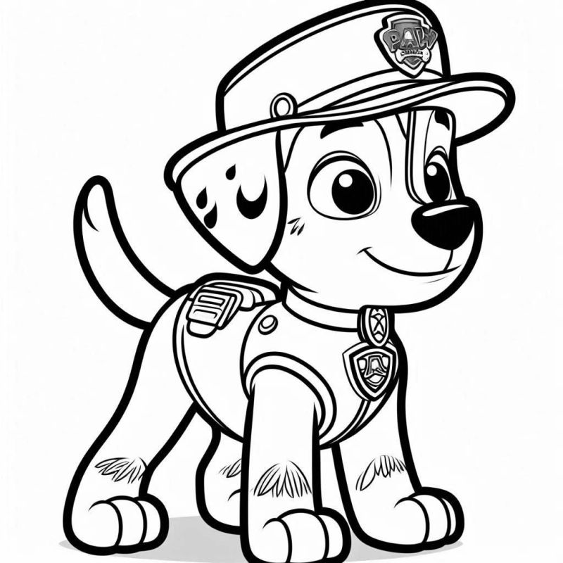 Malvorlage Paw Patrol Hund Abenteuer
