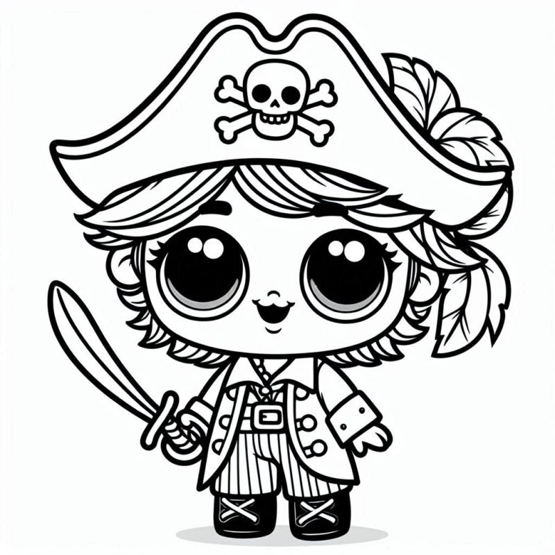 Piraten Lol Ausmalbild Kostenlos