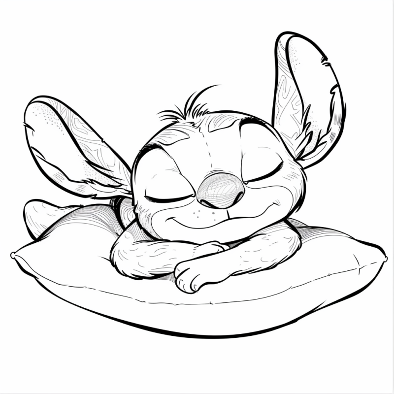 Stitch Ausmalbild