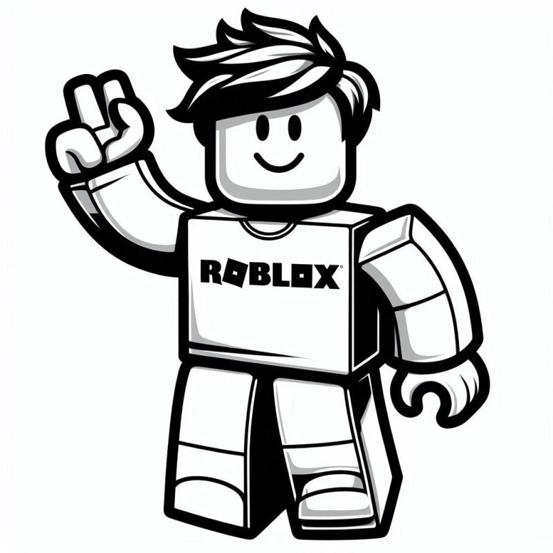 Roblox Ausmalbilder zum Ausdrucken